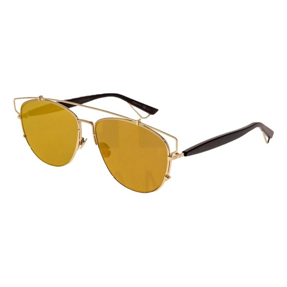 CHRISTIAN DIOR Technologic Sunglasses Gold Orange - Picture 11 of 16